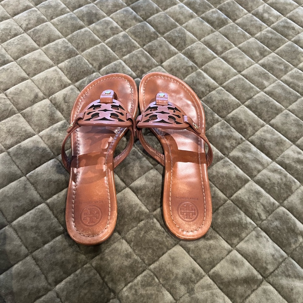 Tory Burch Miller sandal   Good shape.  Worn a handful of times 9M